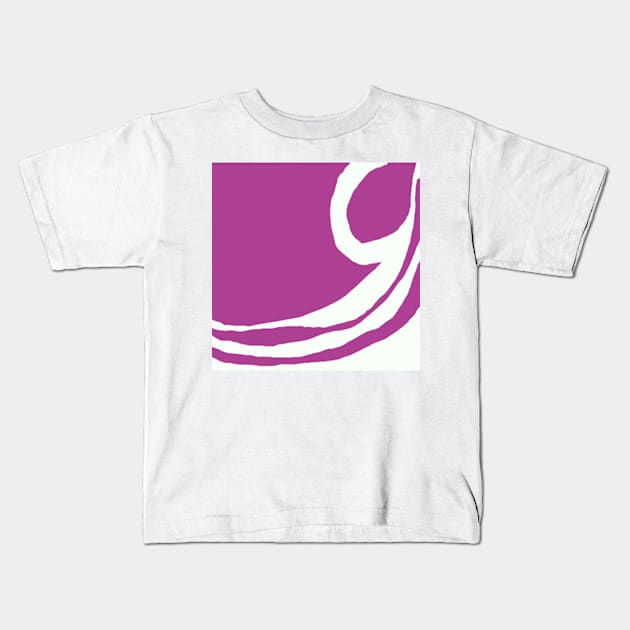 Evening Grape Kids T-Shirt by Deadfluffy